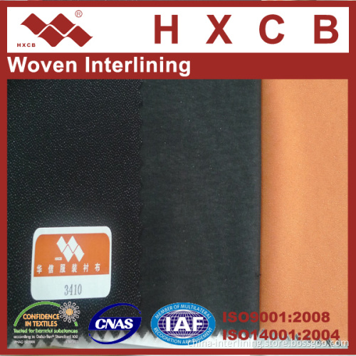 (3410) 100%polyester woven Interlining